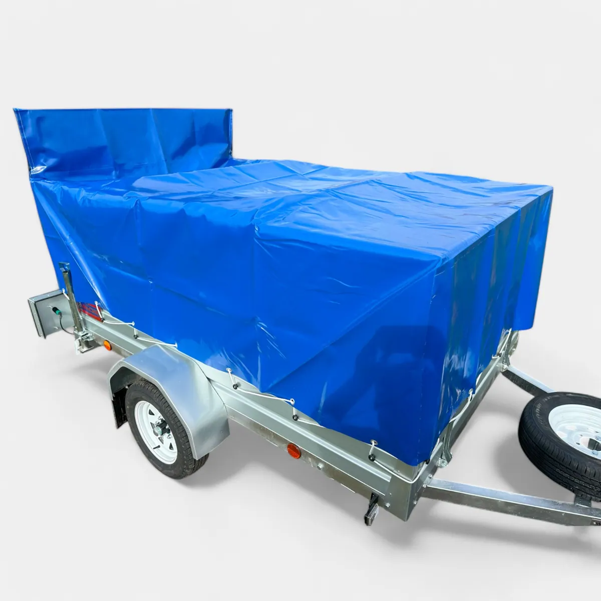 6ft x 4ft Heavy Duty Fitted Tarpaulin Cover To Fit Apache Cage and Ramp Trailers