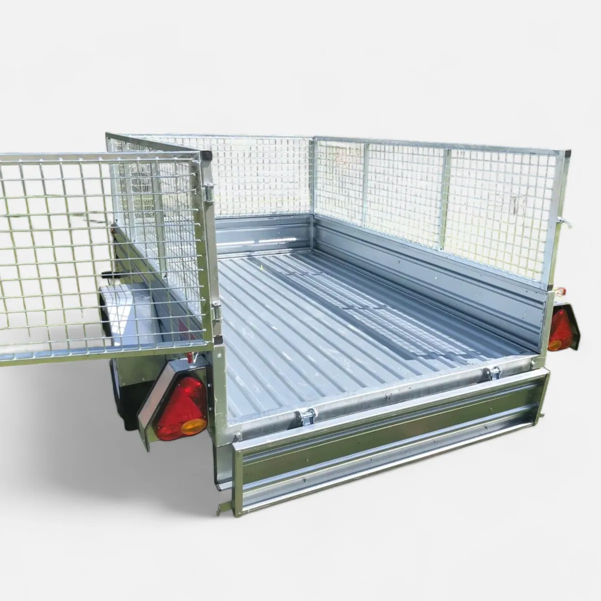 6ft x 4ft Utility Trailer with Cage & Rear Gate