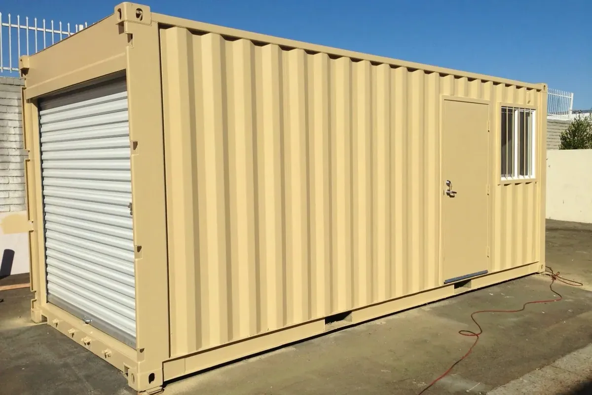 16Ft Storage Container With Roll-Up Door – Wind & Watertight