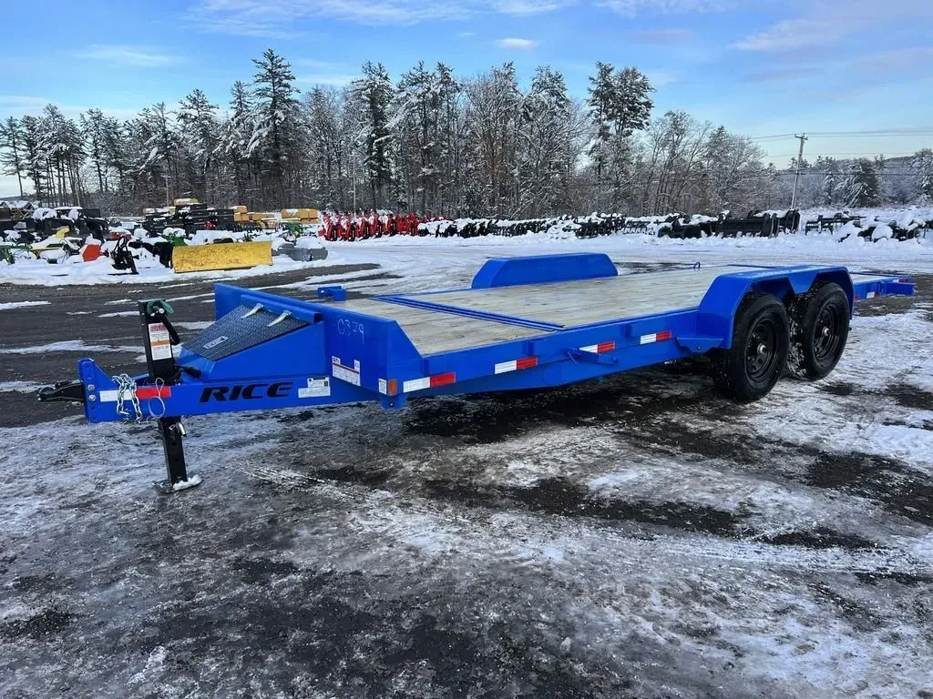 2024 Rice Trailers 7×20 14K Partial Tilt Deck Equipment w/Spare Mount