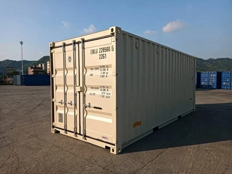 20ft One-Trip Shipping Container – Triple Door / Version B
