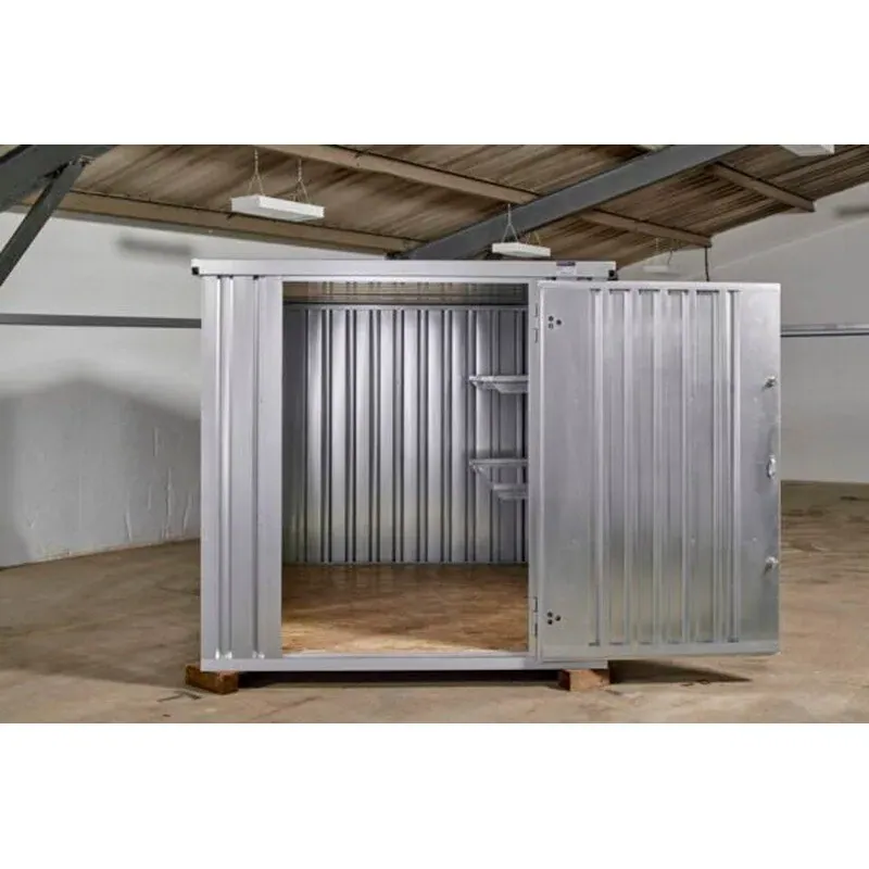 3M X 2.1M Flat Pack Storage Container – Galvanised Steel