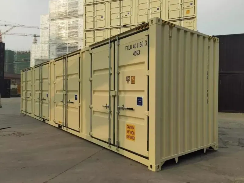 40ft HC Open Side Container with 4 Doors – One Trip