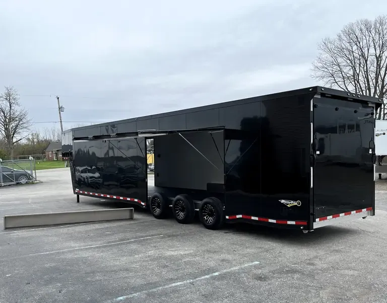 44 ft. Aluminum ATC ROM 500 Gooseneck Car Hauler, Premium Escape Door, LOADED Reduced Save £11.1k 4551