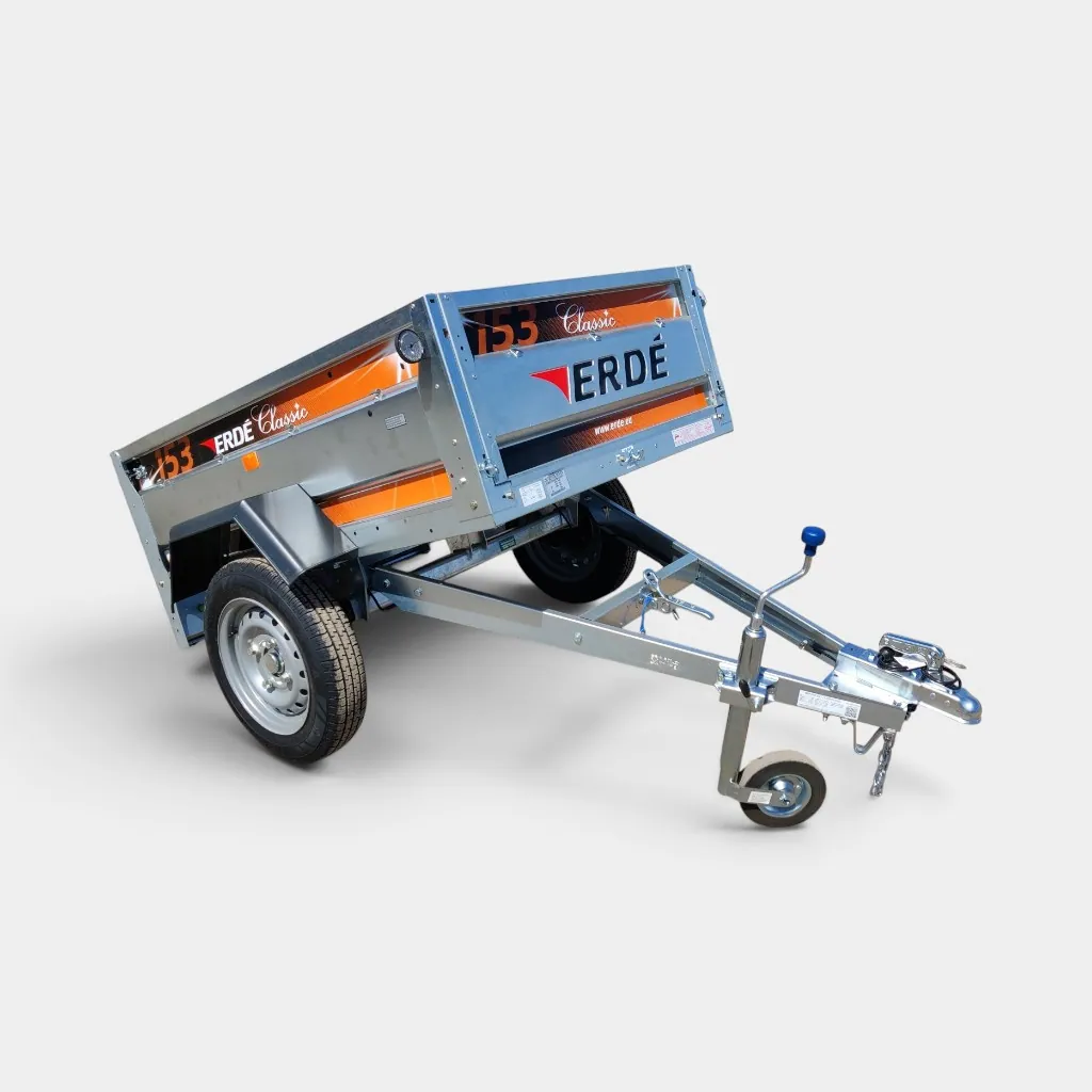 5ft x 3ft Erde 153 Tipping Trailer with Rear Drop Access (Flat Pack Kit)