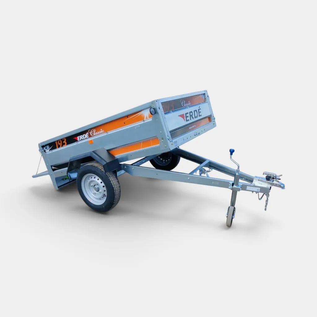 6ft x 4ft Erde 193 Tipping Trailer with Rear Drop Access (Flat Pack Kit)