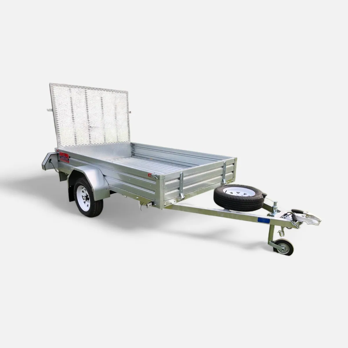 6ft x 4ft Utility Trailer with Rear Loading Ramp