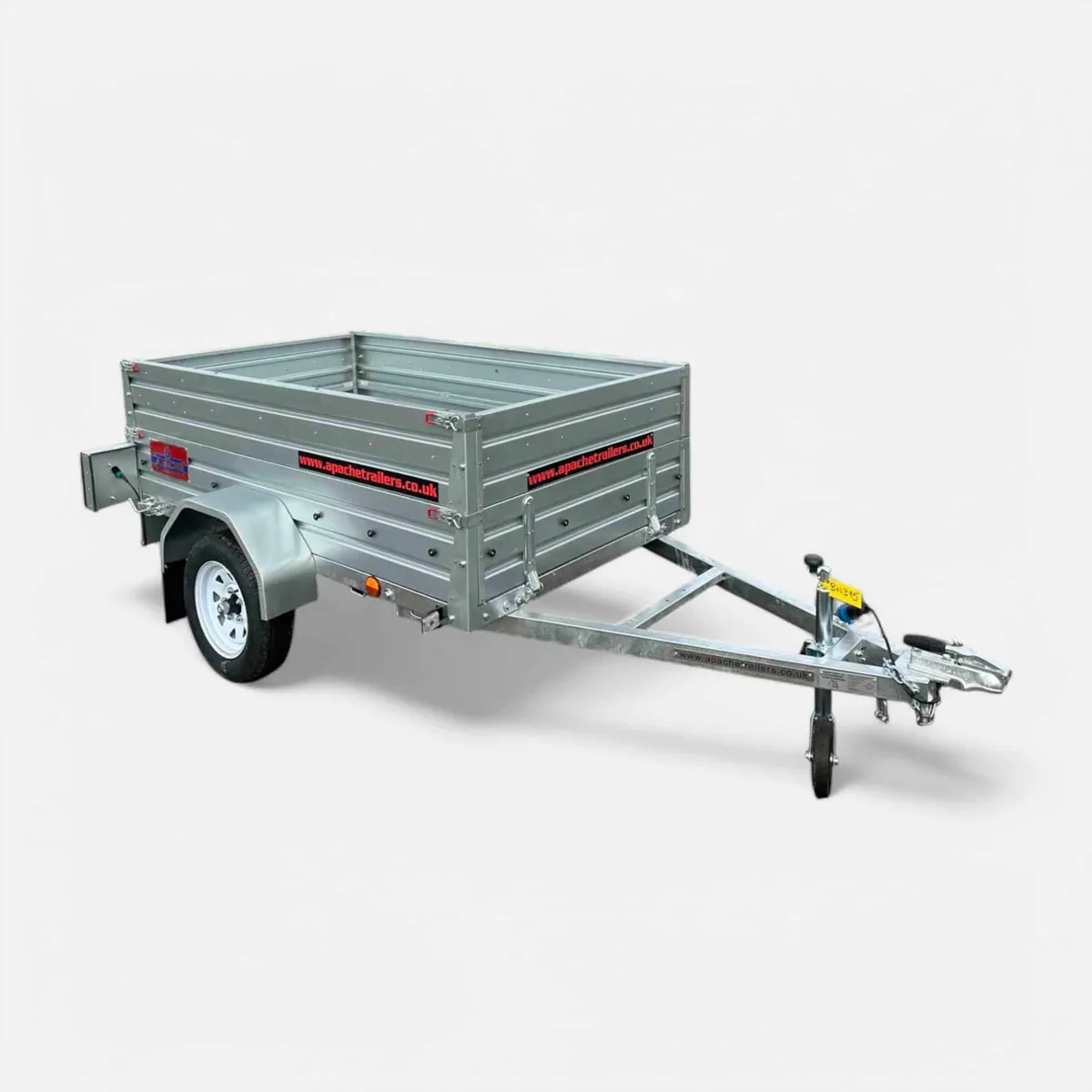 8ft x 5ft Utility Trailer with Double Solid Sides