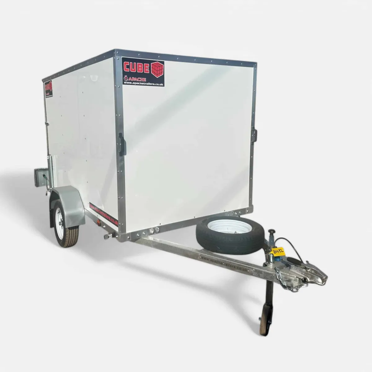 8ft x 5ft Cube Pro 85 Box Trailer with 5ft Internal Height & Rear Loading Ramp