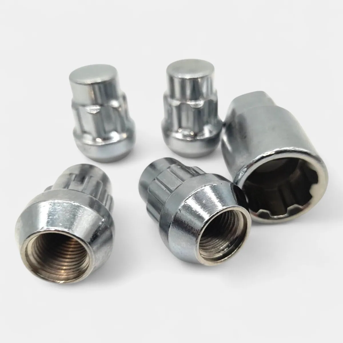 A Set of Locking Wheel Nuts to Fit all Apache Trailer Models