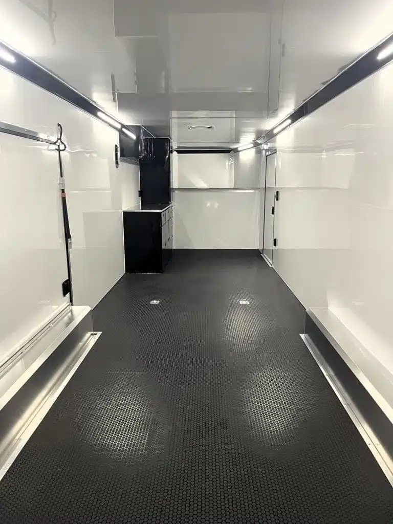 Enclosed ATC Gooseneck Car Trailer 2026 40ft. Aluminum ROM 500 w/Black Trim Package 5789