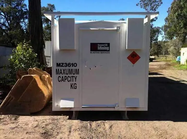 Explosive Storage Magazines – Insulated & Secure Transportable Unit