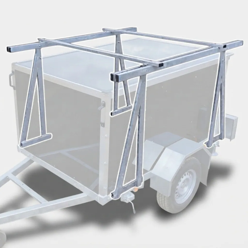 Fully Galvanised Exterior Trailer Frame for Roof Storage & Bike Racks