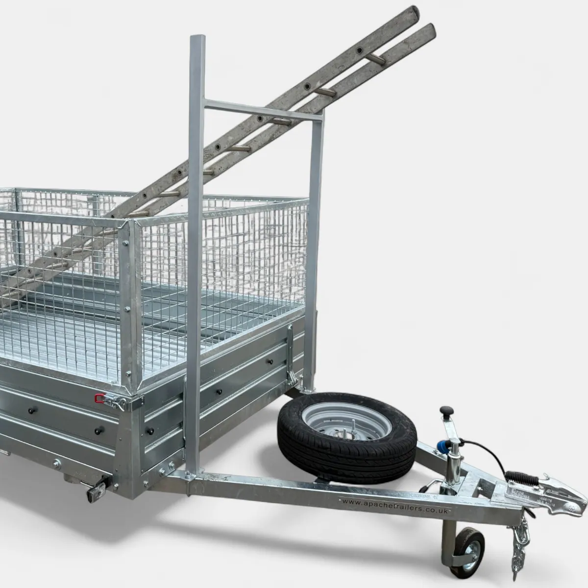 Fully Galvanised Single A-Frame Ladder Rack (Clamp-On, Removable)
