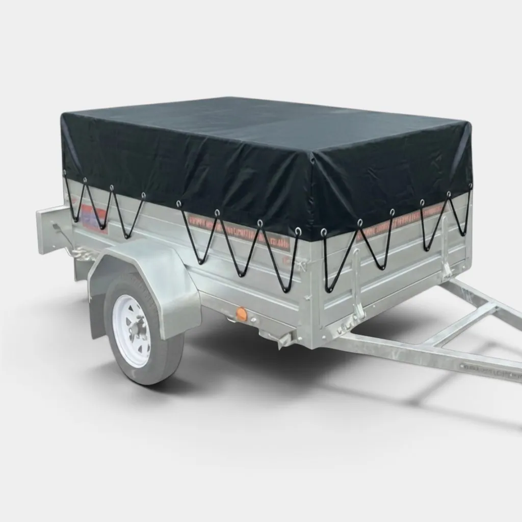 Heavy Duty Fitted Tarpaulin Cover To Fit Apache Double Solid Side Trailers