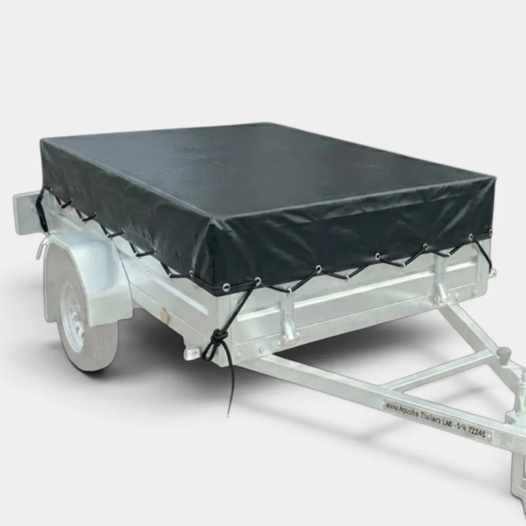 Heavy Duty Fitted Tarpaulin Cover To Fit Apache Front & Rear Drop-Panel Trailers