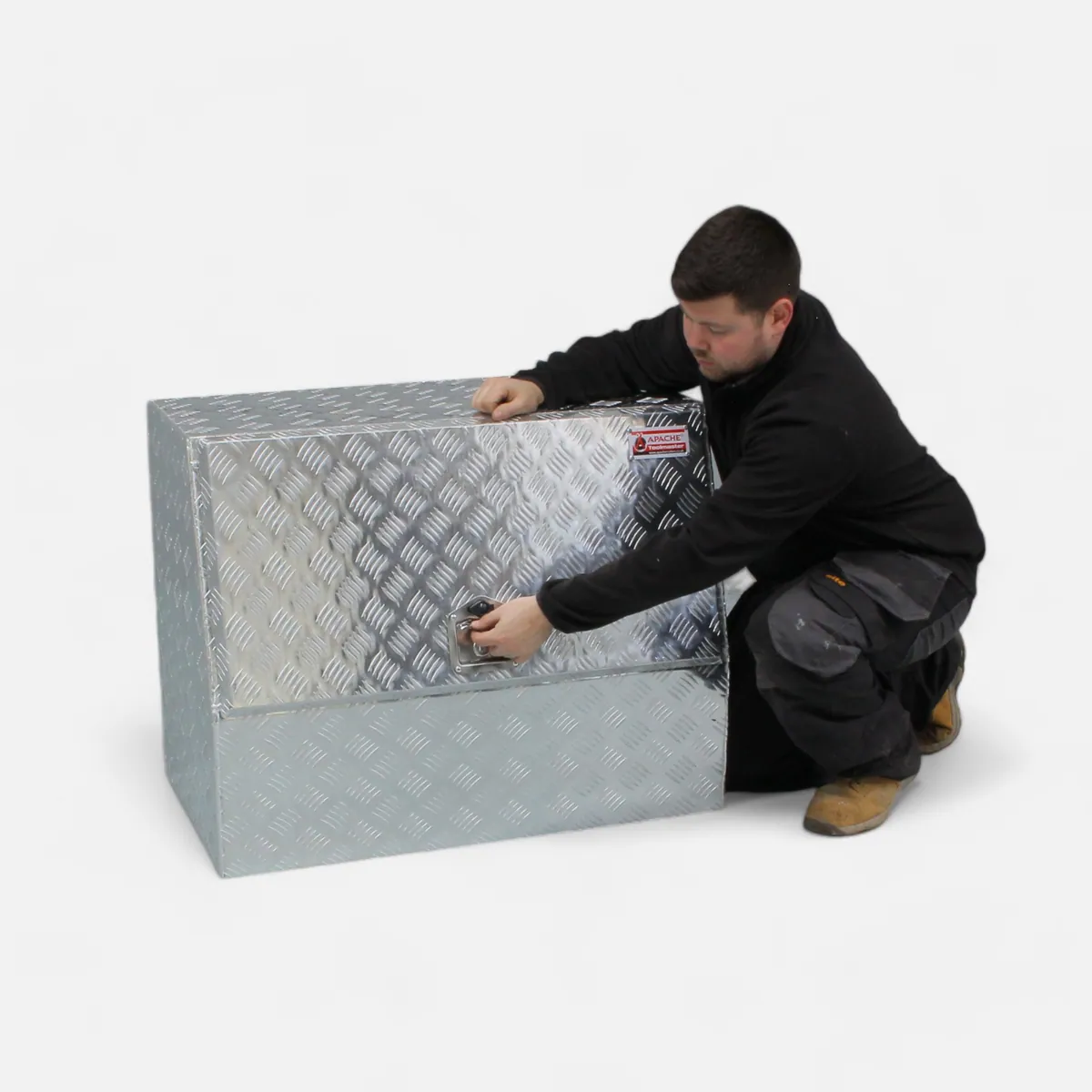 Large Aluminium Metal Front-Opening Tool Box