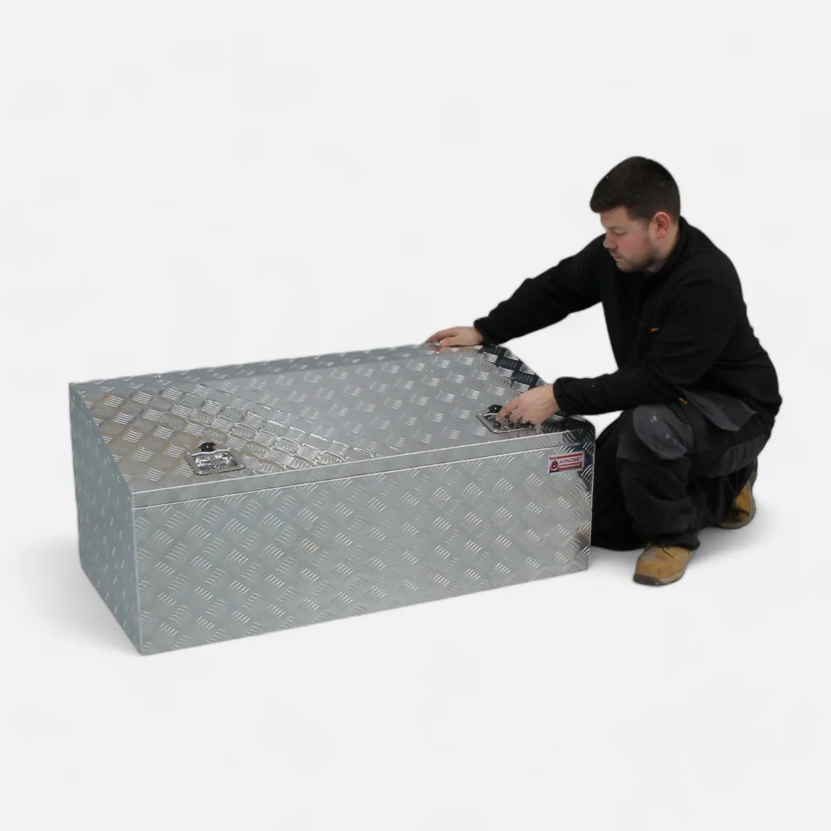 Large Aluminium Metal Top-Opening Tool Box