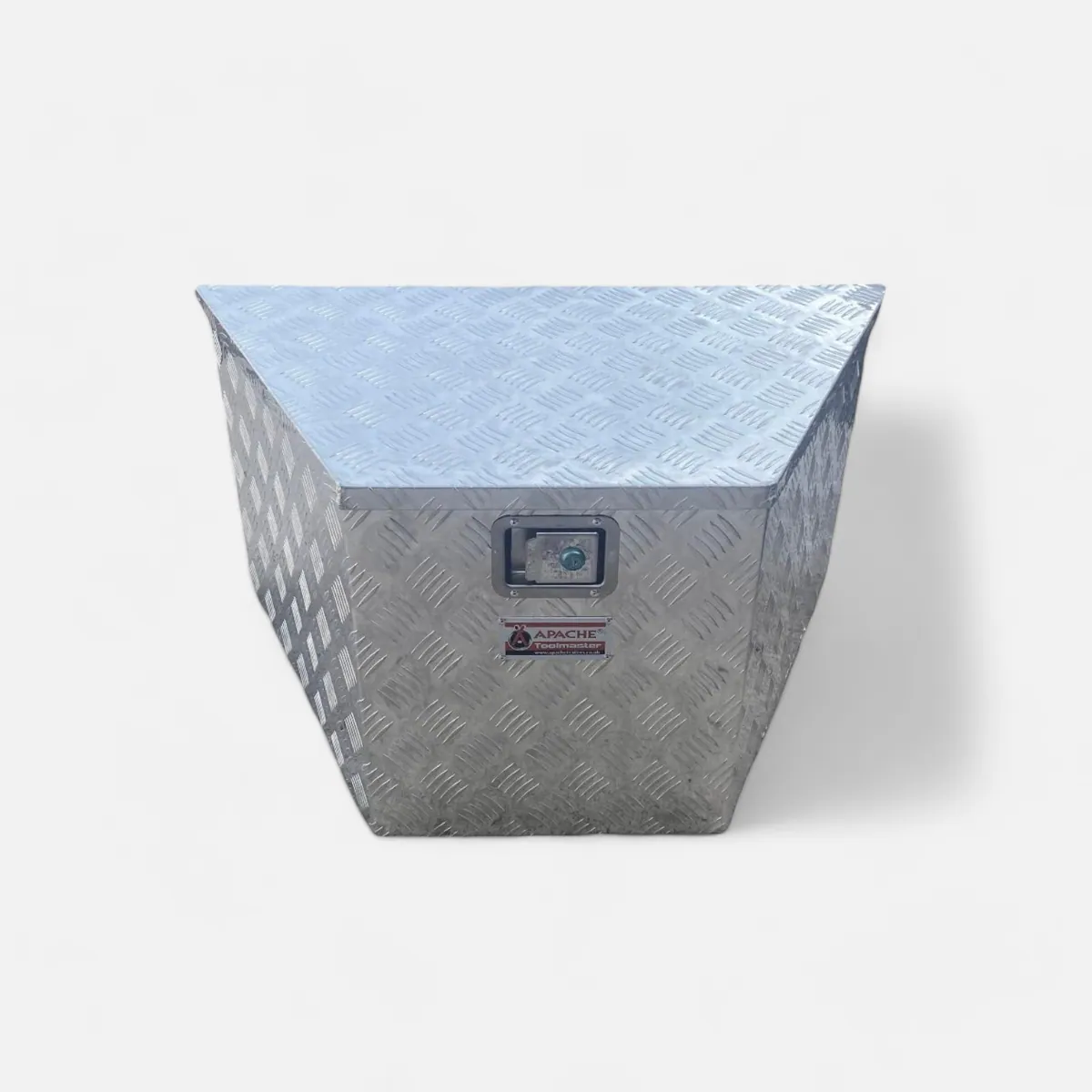 Large Lockable Aluminium Metal Top-Opening Tool Box