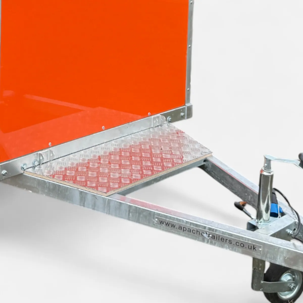 Small Chequer Plate A-Frame Step Platform