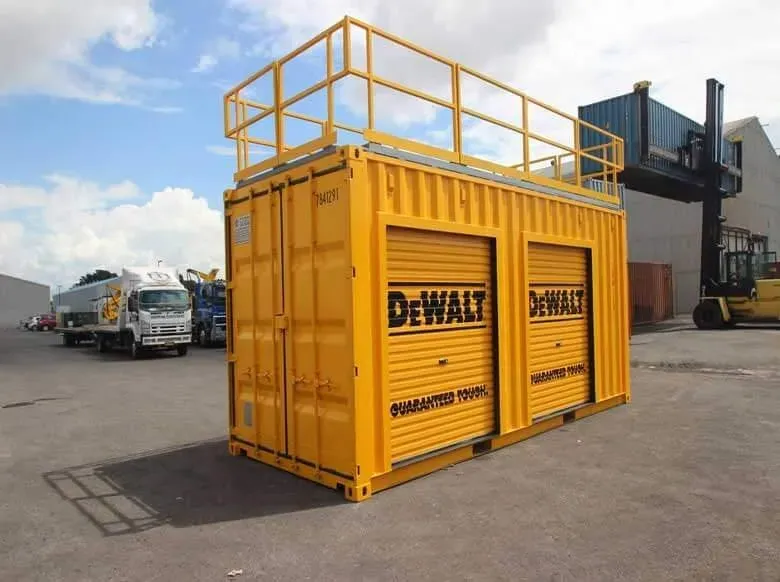 Trade Show Display Containers – Modified Shipping Container Booths