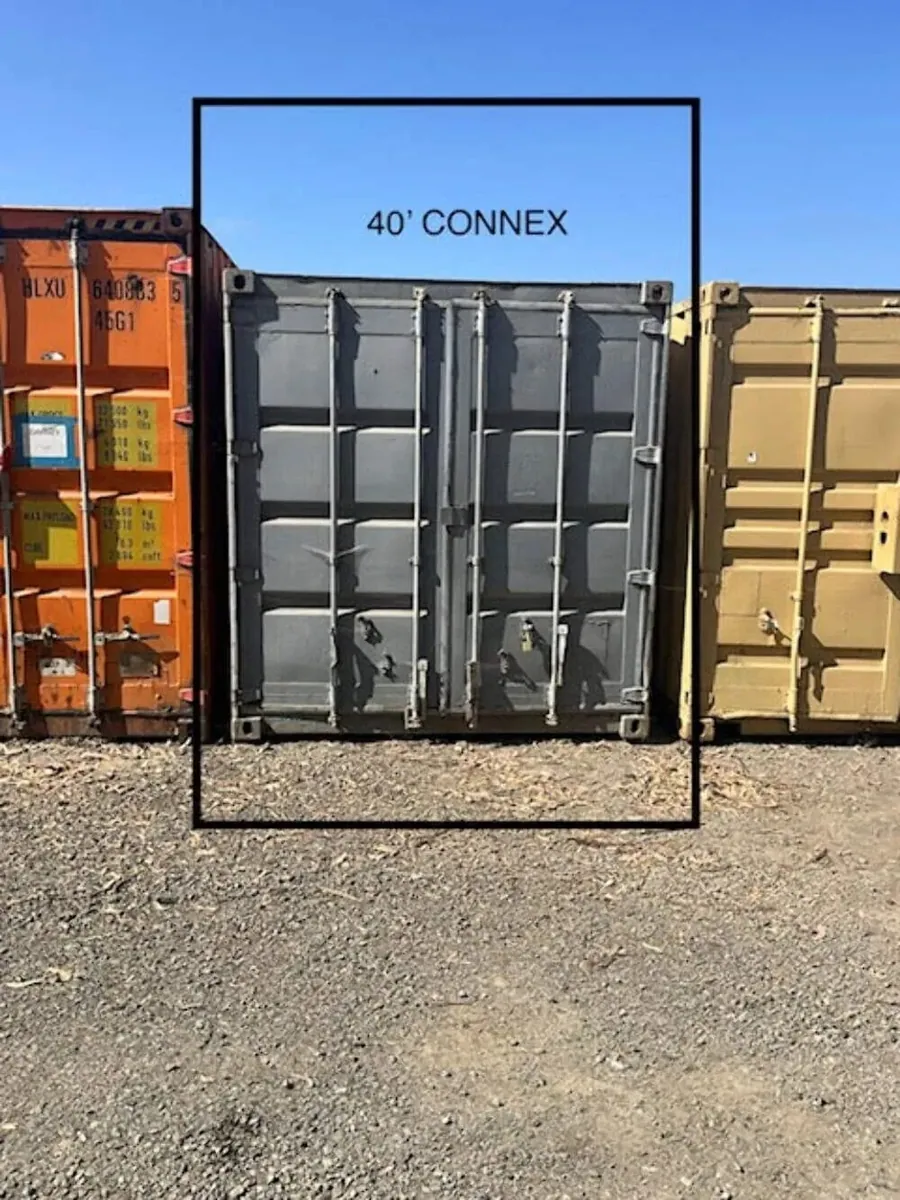 Used 40ft Cargo Container Double Doors 40′ x 8′ x 8′ 6″